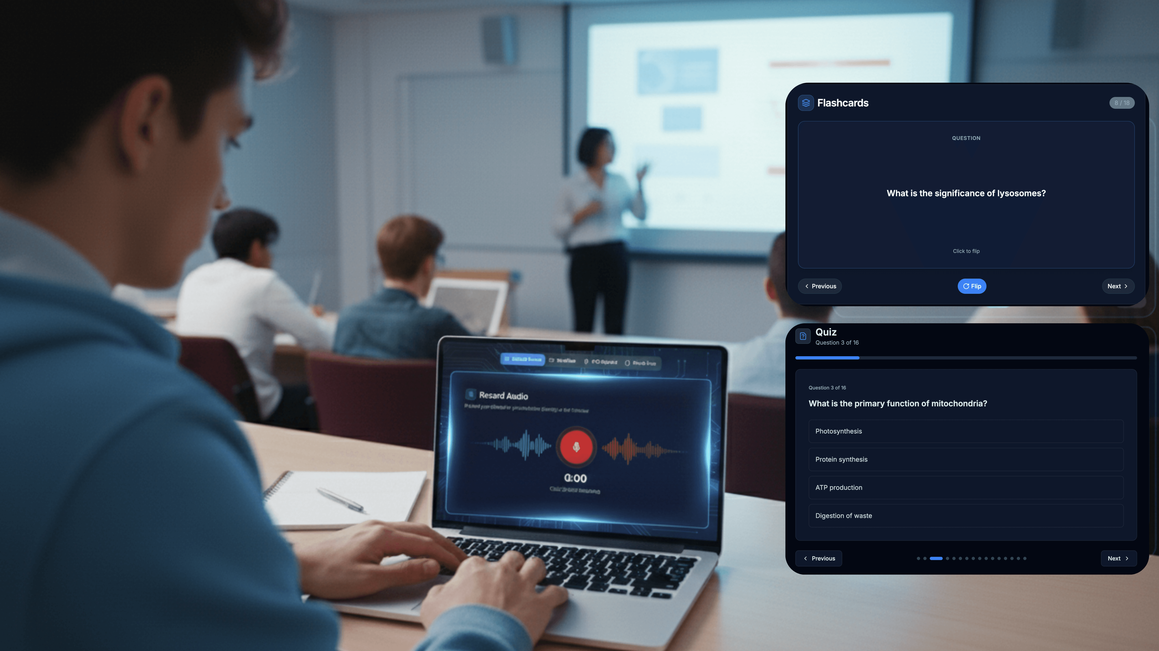 LucidNotes - Transform any content into comprehensive study materials